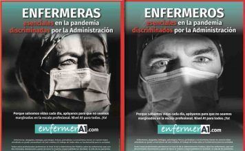 Las enfermeras/os denuncian la discriminación de la Administración al considerarlas profesionales de segunda categoría en la escala laboral
