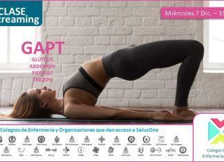 7 de diciembre: clase online de GAPT dentro del Gimnasio virtual de SalusOne