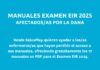 Manuales del examen EIR 2024/25 para afectados/as por la DANA