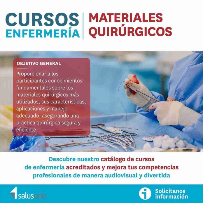 “Materiales quirúrgicos”, nuevo curso CFC del Colegio