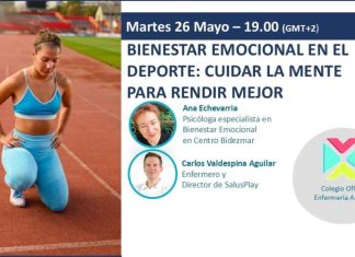 26 de mayo, webinar: “Cuidar la mente para rendir mejor: bienestar emocional en el deporte”