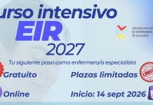 El Colegio de Enfermería de Alicante te ofrece un curso gratuito, intensivo y 100% online para preparar el EIR 2027