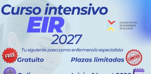 El Colegio de Enfermería de Alicante te ofrece un curso gratuito, intensivo y 100% online para preparar el EIR 2027