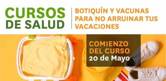 El Colegio de Enfermería de Alicante ofrece un curso online gratuito titulado “Botiquín y vacunas para no arruinar tus vacaciones”