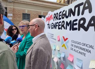 Colegio, profesión y sociedad se vuelcan con la celebración del Día Internacional de la Enfermera
