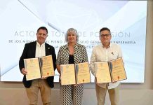 La presidenta y dos vocales del Colegio de Enfermería de Alicante, en el órgano de representación de las enfermeras a nivel nacional
