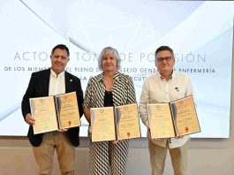 La presidenta y dos vocales del Colegio de Enfermería de Alicante, en el órgano de representación de las enfermeras a nivel nacional