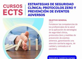 “Estrategias de seguridad clínica; protocolo zero y prevención de eventos adversos” nuevo curso online ECTS del Colegio