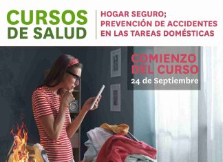 El Colegio de Enfermería de Alicante te ofrece un curso online gratuito titulado “Hogar seguro; prevención de accidentes en las tareas domésticas”