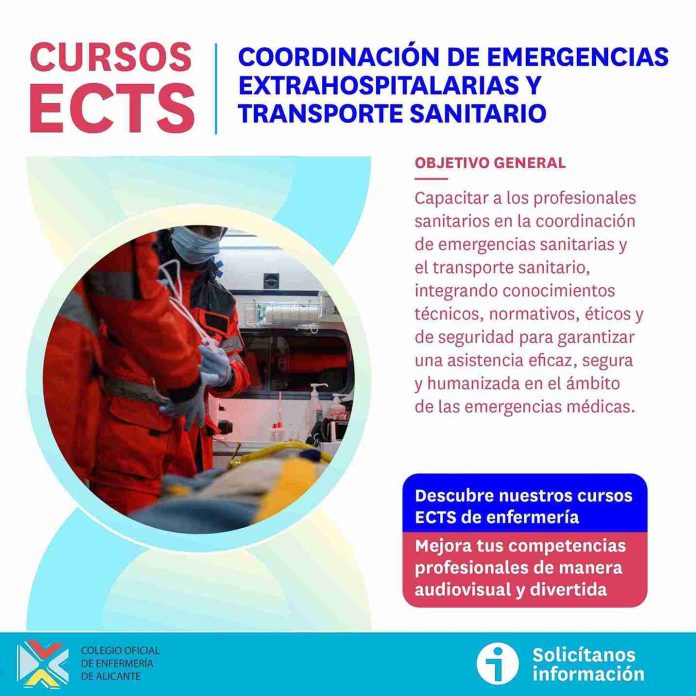 2026-09-14 Curso ECTS Espcializacion en coordinacion de emergencias extrahospitalarias y transporte sanitario