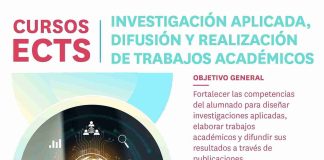 “Investigacion aplicada, difusión y realización de trabajos académicos” nuevo curso online ECTS del Colegio
