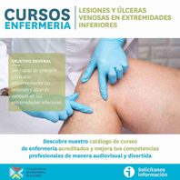 Nuevo Curso online de Formación Continua del Colegio “Lesiones y úlceras venosas en extremidades inferiores”
