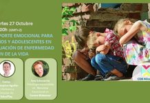 27 de octubre, webinar “Soporte emocional para niños y adolescentes en situación de enfermedad y fin de la vida”